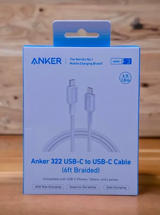 Anker%20322%20USB-C%20to%20USB-C%2060W%20Cable%201.8M%206%20Feet%20Nylon%20Braided%20-%20Image%202