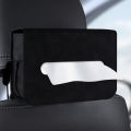 LI Car Tissue Box Square Napkins Tissue Bag Organizer Multi-functional Armrest Storage Box Automotive Interior. 