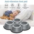4Pcs Anti Vibration Feet Pads Washing Machine Rubber Mat Anti-Vibration Pad Dryer Non-Slip Universal Fixed Washing Machine Stand. 