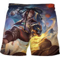 Honor of Kings Beach Shorts Men Summer Short Pants 3D MOBA Game Printed Elastic Waist Board Trunk Swimsuit Woman 2023 Ice Shorts. 