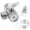 Zinc Alloy Switch Faucet Adapter Kitchen Sink Splitter Diverter Valve Water Tap Connector For Toilet Bidet Shower Bathroom jingu. 