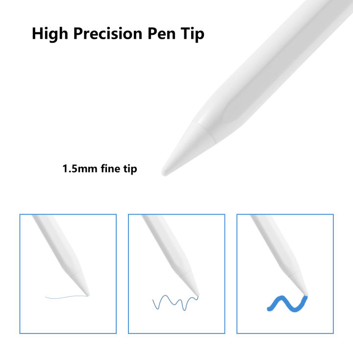 Stylus%20Pen%20for%20Apple%20Pencil%201%202%20iPad%2010th%209th%208th%207th%206th%20Air%205th%204th%203rd%20Generation%20Pro%2012.9%2011%20inch%20Mini%206%205%20Palm%20Rejection%20-%20Image%205