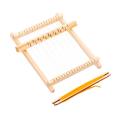 DIY Wooden Loom Knitting Machine Weaving Loom Frame DIY Knitted Toys Wool Weaving Loom Handcraft Household Wooden Knitting Tools.