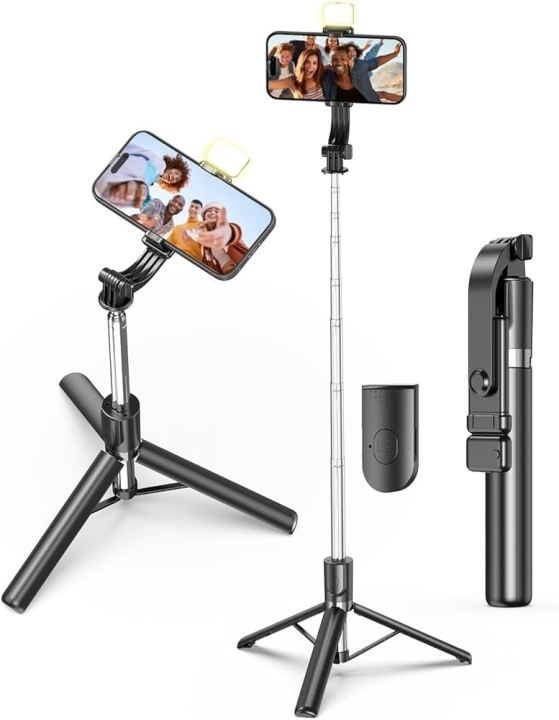 R1s%20Adjustable%204%20in%201%20Multifunctional%20Monopod%20Selfie%20Stick%20&%20Tripod%20with%20Selfie%20Light%20&%20Wireless%20Bluetooth%20Remote%20Control%20-%20Selfie%20Stick%20&%20Tripod%20-%20Image%204