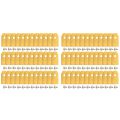 LKPCIGCXM Lawn Mower Blade 72 Pcs Replacement Blades, Stainless Steel Mower Blade for Garden and Husqvarna for Automower. 