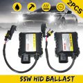 55W HID Bi Xenon Ballast 12V Digital Slim Ballast Fast Bright Electronic Ballast for H1 H3 H3C H4-1 H4-2 H7 H8 9005 9006. 