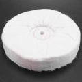 10Pcs 6 Inch Buffing Polishing Wheels for Bench Grinder with Polishing Compounds Kit, White and Yellow.