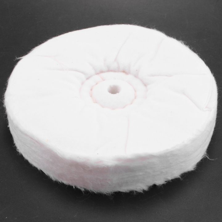 10Pcs%206%20Inch%20Buffing%20Polishing%20Wheels%20for%20Bench%20Grinder%20with%20Polishing%20Compounds%20Kit,%20White%20and%20Yellow%20-%20Image%203