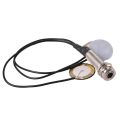 Piezo Contact Microphone 3 Transducer Pickups & 21-INCHES Wire Length 1/4 Inch Output Jack 2 in 1 Piezo Pickup Disc.