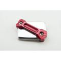 Universal   MOXI Aluminium Front Brake Fluid Reservoir cover for bike -Red. 