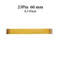 cltgxdd Gold plated FPC Connector cable Line 13 21 23 25 27 31 33 39 45 51 Pin FFC FPC Flexible Flat Ribbon Cable Pitch 0.3 mm. 