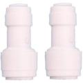 Elbows Connector Pipe Joint Straight for RO Water Purifier Type 5 Inch Quiz x 1/4 Inch Quiz (2 Piece Pack). 