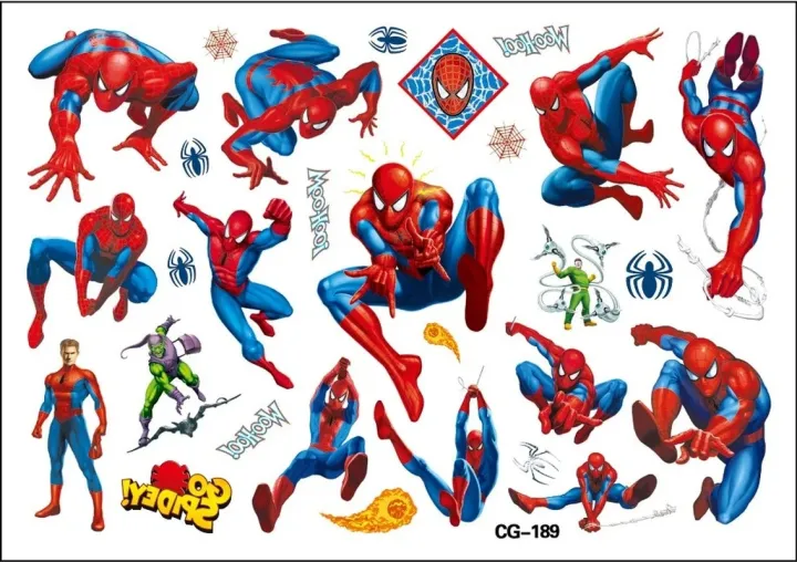 1Pcs%20Avengers%20Spiderman%20Tattoo%20Stickers%20Spider%20Man%20Cartoon%20Tattoo%20Sticker%20Kids%20Birthday%20Party%20Toys%20Gifts%20Cute%20Tattoo%20Stickers%20-%20Image%205