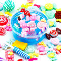 30pcs Random Candy Slime Charms Cute Set Mixed Resin Sweets Flatback Slime Making Supplies for DIY Craft Making and Ornamen DIY.