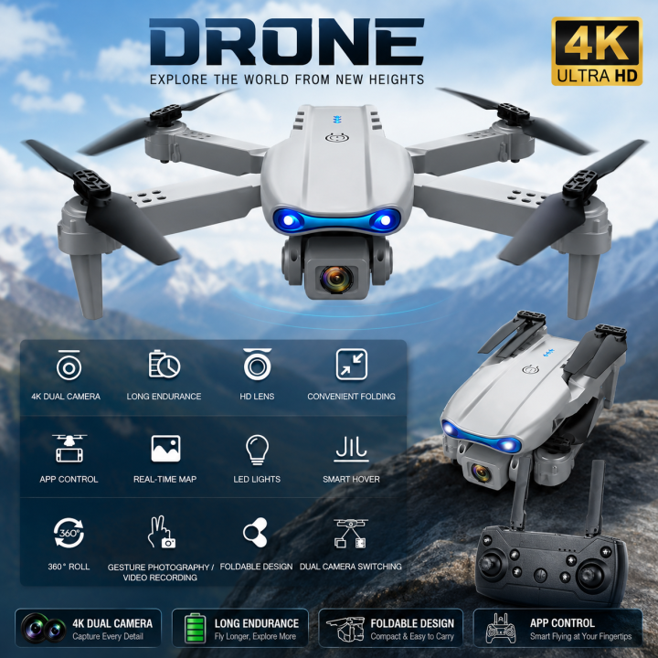 FLH%20E99%20Pro%20Dual%20Camera%20Dual%20Battery%20Folding%20Camera%20Drone,%20Wifi%20Cam%20app%20Operator%20-%20Image%205