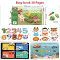 My First Busy Book Montessori Baby Book Activity Board For Kids 2 3 4 Years Early Learning Educational Toys Fun Sticker Books. 