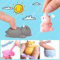 10Pcs/set Mochi Squishy Toys Mini Squishies Kawaii Animal Squishys Party Easter Gifts for Kids Stress Relief Toy. 