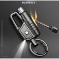 Honest Brand Metal Matchstick Key Chain Rings Torch Lighter. 