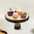 Wooden Cake Stand with Legs Cake Holder for Baking Baby Shower.