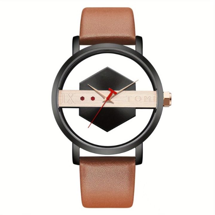 1pc%20men%20tamhollow%20design%20see%20through%20watch%20unisex%20casual%20fashion%20simple%20men's%20watch%20-%20Image%205