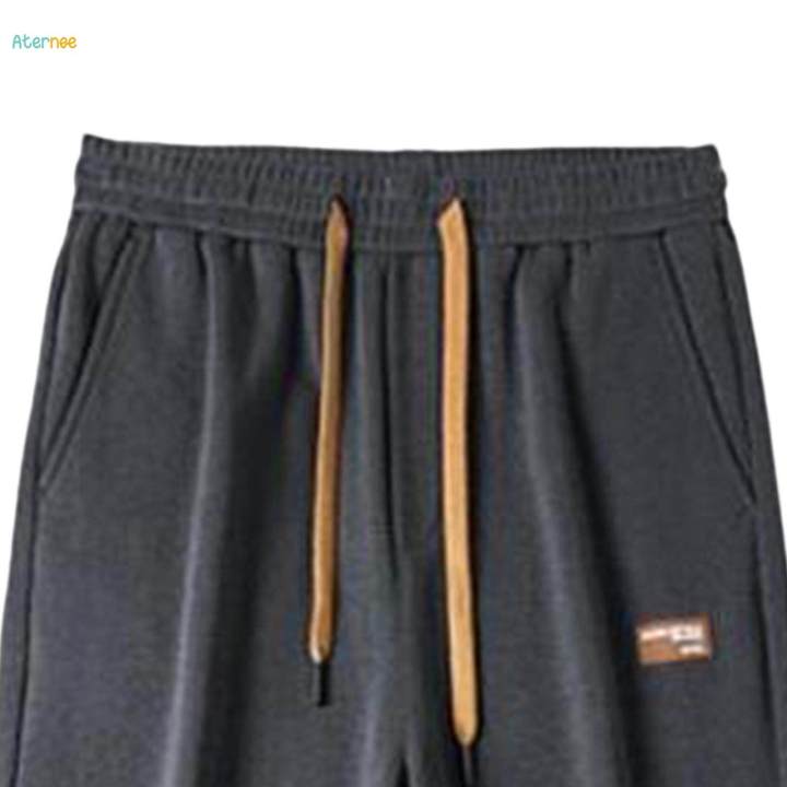 Men's%20Athletic%20Sweatpants%20Loose%20Fit%20Pants%20Joggers%20for%20Men%20with%20Pockets,%20Open%20Bottom%20Drawstring%20,%20Gray,%20S%20-%20Image%208