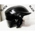 Open Face Bike Helmet for Men and Women-Black/Red/Blue/Pink/Green/Grey. 