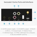 TempoTec Serenade X Desktop HIFI Player DAP USB DAC Network Streamer DSD256 MQA 16X TIDAL Qobuz SPDIF IN Bluetooth IN Airplay. 