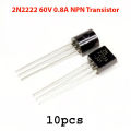 2N2222 60V 0.8A NPN Transistor -10pcs. 