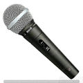 AHUJA AUD 98XLR Professional Dynamic Unidirectional Microphone 3 Pin Wired Corded Microphone High Output Neodymium Cartridge Excellent Intelligibility. 