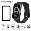 Honor Band 7 Smartwatch Plastic Full Coverage HD Clear 3D Curved Edge Screen Protector For Smartwatch. 