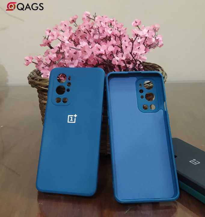 For OnePlus 9 Pro Logo Liquid Silicone Soft Gel Rubber Shockproof Phone Case For OnePlus 9 Pro Back Cover
