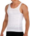 Mens Slimming Body Shaper Vest to Hide Man Boobs Shapewear Compression Shirt Abs Abdomen Slim Undershirt. 