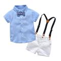 BlingBlingStar Infant Baby Boys Gentleman Bow Tie T-Shirt Tops+Shorts Overalls Outfits Clothes. 