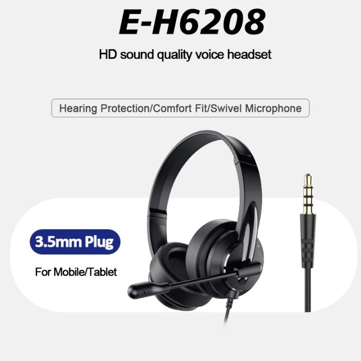 SPRISE%20H6208%20Noise%20Cancelling%20Headset%20Conference%20Call%20Center%20Headphone%20USB%20&%203.5mm%20with%20Stereo%20Sound%20Rotating%20Mic%20Adjustable%20Headband%20-%20Image%203