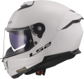 LS2 FF808 Stream II Dual Visor Full Face Motorcycle Helmet Gloss White. 
