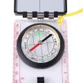 Folding Map Navigation Compass Survival Camping Hiking With Mapping Ruler and Mirror. 
