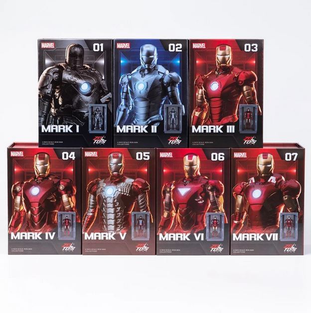 Anime Movie Avengers Marvel ZD Toy Tony Stark Legends Iron Man