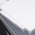 Licao 10 Pcs/Set A4 Clear Folder, Transparent L-Shape File, L-Type Plastic Folder, Document Folders Office School Student. 