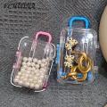 ECHIDNA Suitcase Box Space Saving Travel Jewelry Miniature Luggage.