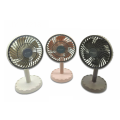 JY Super JY-2218 Professional Rechargeable Portable Mini Table Fan Strong Wind Left to Right Oscillating Angle 45 Degrees - AC/DC. 