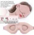 Ultimate Sleep Comfort Combo | 3D Blackout Sleep Eye Mask for Side Sleepers + Reusable Noise-Reducing Silicone Earplugs | Travel & Home Sleep Essentials.