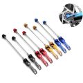 ENLEE Hub Quick Release Lever MTB Road Bicycle Aluminium Alloy Skewers Front Wheel 100mm Rear 135mm For Mountain Bike Folding. 