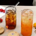 1pc, Glass Cups, 17.8oz/550ml Glass Cups With Lids And Straws, Mason Jar Drinking Glasses, Ice Coffee Cup, Glass Cups With Bamboo Lids, Cute Cups, Beer, Reusable Straws And Straw Cleaner For Restaurant/ Hotel.