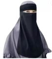 Niqab For Woman Premium Quality Black Half Niqab Nosepiece Face Cover Veil Breathable Clothing For Muslim Islam Islamic Hijab Hejab Womens Burqa Abaya Jilbab. 