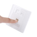 86 Type Computer Socket Panel CAT5E Network Module RJ45 Interface Outlet. 