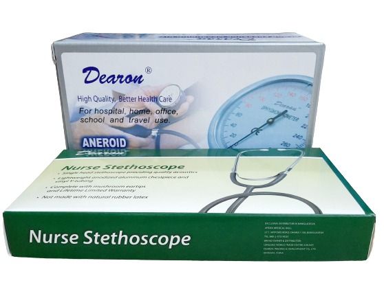 Dearon%20Blood%20Pressure%20Monitor%20Sphygmomanometer%20Analog%20Aneroid%20BP%20Machine%20Set%20With%20Stethoscope%20-%20Image%203