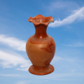 Matir Fuldani flower vase hight-12inch + ,width - 3.5 inch + Clay Flower Vase. 
