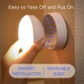 Night Light Rotatable Wireless Motion Sensor LED Night Lights USB Rechargeable Bedroom Corridohting Motion Sensor Light led Lamp.