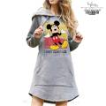 Hoodies Women Sweatshirt Dress Solid Autumn Winter Warm Loose Oversized Hoodie Female Pullover Long Length. 