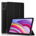 Custer Pure Color 3-Fold Stand Leather Tablet Case For Xiaomi Redmi Pad Pro 12.1. 
